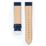 Hirsch Kansas Horlogebandje Buffelgrain Blauw - 16mm