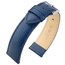 Hirsch Kansas Horlogebandje Buffelgrain Blauw - 16mm