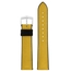 Hirsch Arne Performance Recycled Horlogeband Geel PET / Zwart Rubber - Limited Edition
