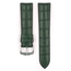 Hirsch Paul Performance Horlogeband Groen Leer / Zwart Rubber