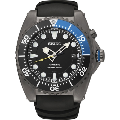 Seiko Prospex Horlogeband SKA579 Zwart Rubber 20mm