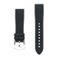 Horlogeband FKM Rubber Zeildoek Structuur Zwart