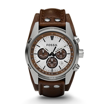 Fossil CH2565 Horlogeband Bruin Leer