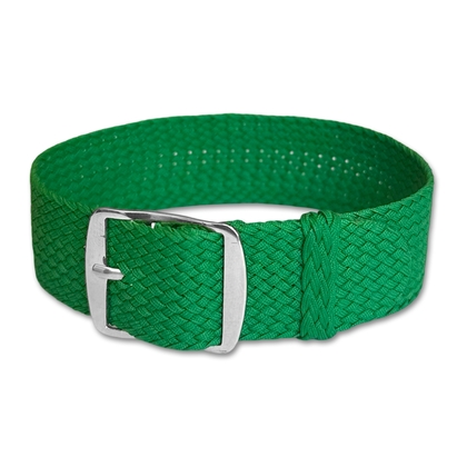 Perlon Geweven Horlogebandje Groen