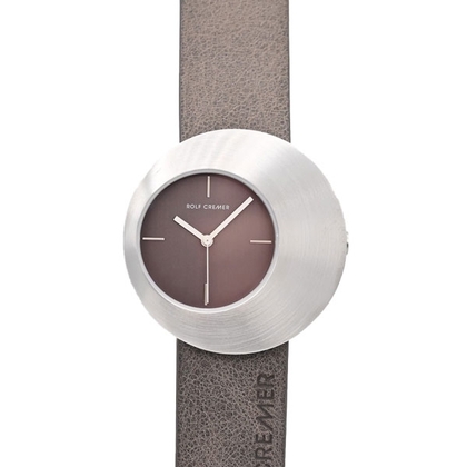 Rolf Cremer Eclips 505911 Horlogeband Bruin Grijs Leer 20mm