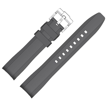 Rubberen Horlogebandje voor MoonSwatch Grijs
