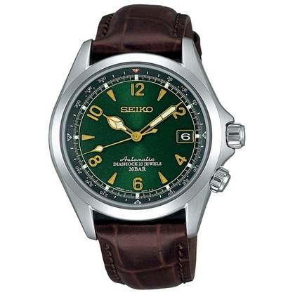Seiko Alpinist Prospex SARB017 Horlogeband L0L8012J0 Bruin Leer 20mm