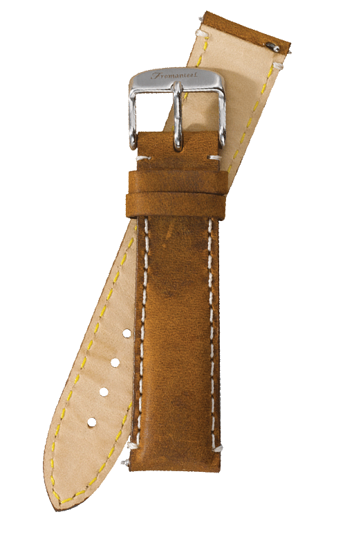 Fromanteel Vintage Leer Horlogeband Lichtbruin XL