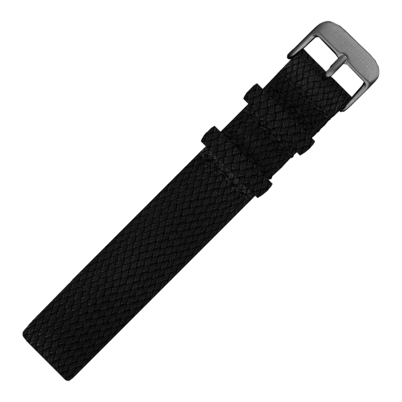 Paul Hewitt Perlon Horlogeband Zwart 20mm