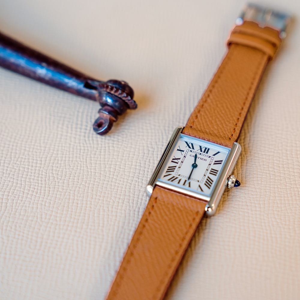 LIC Epsom Kalfsleer Horlogeband Cognac