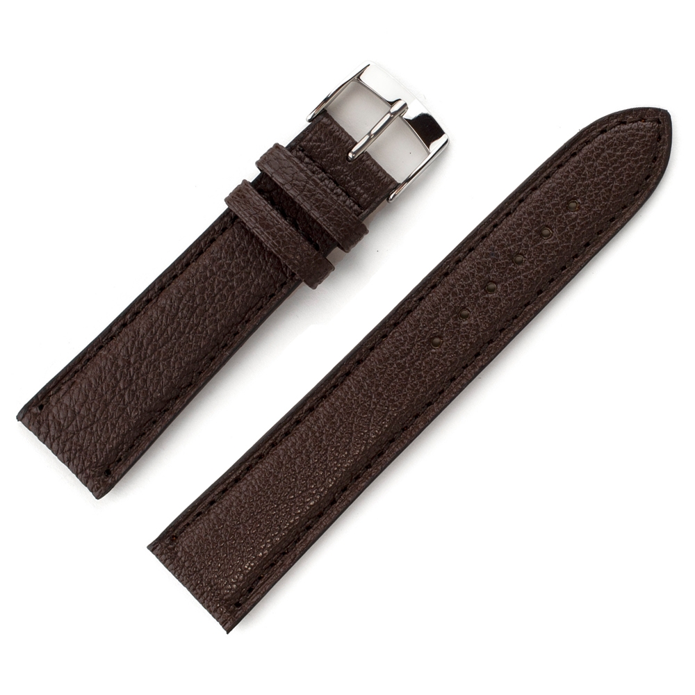 LIC Madras Geitenleer Horlogeband Chocoladebruin