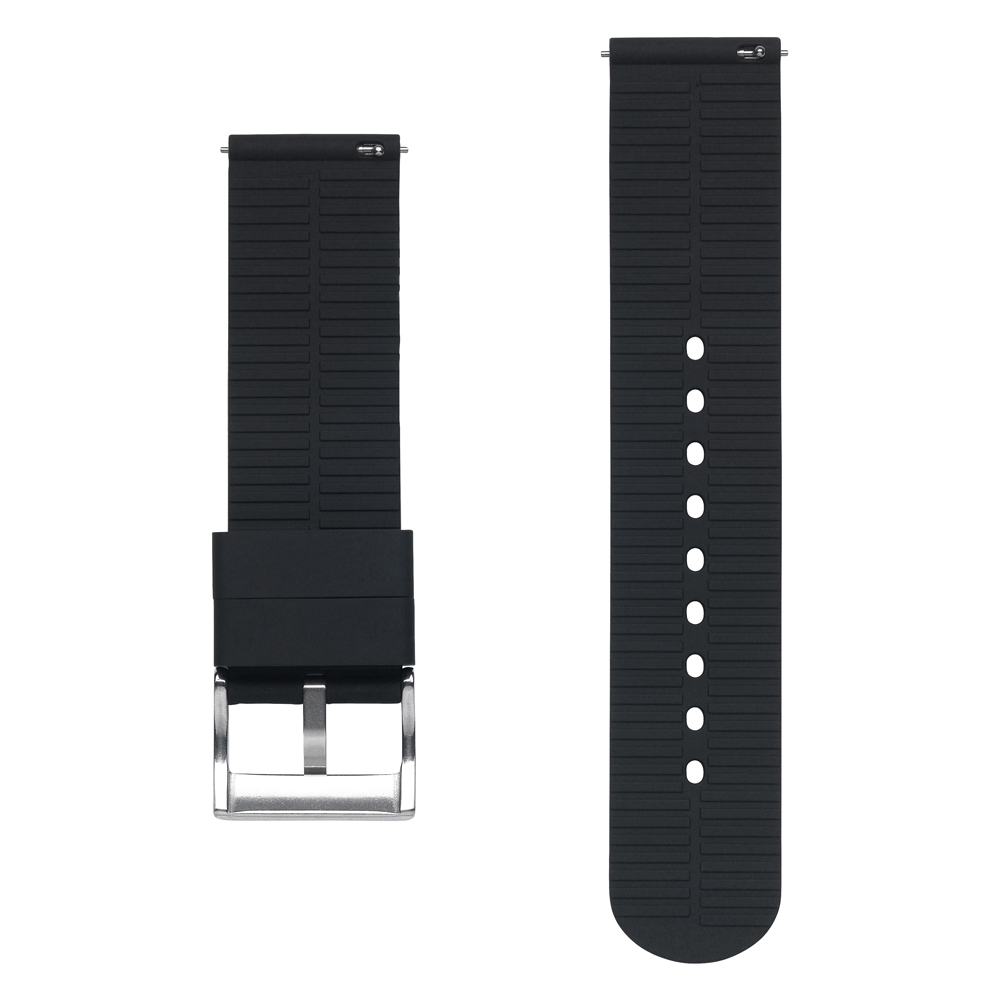 Racing Tyre Autobandprofiel Horlogeband Silicone Zwart