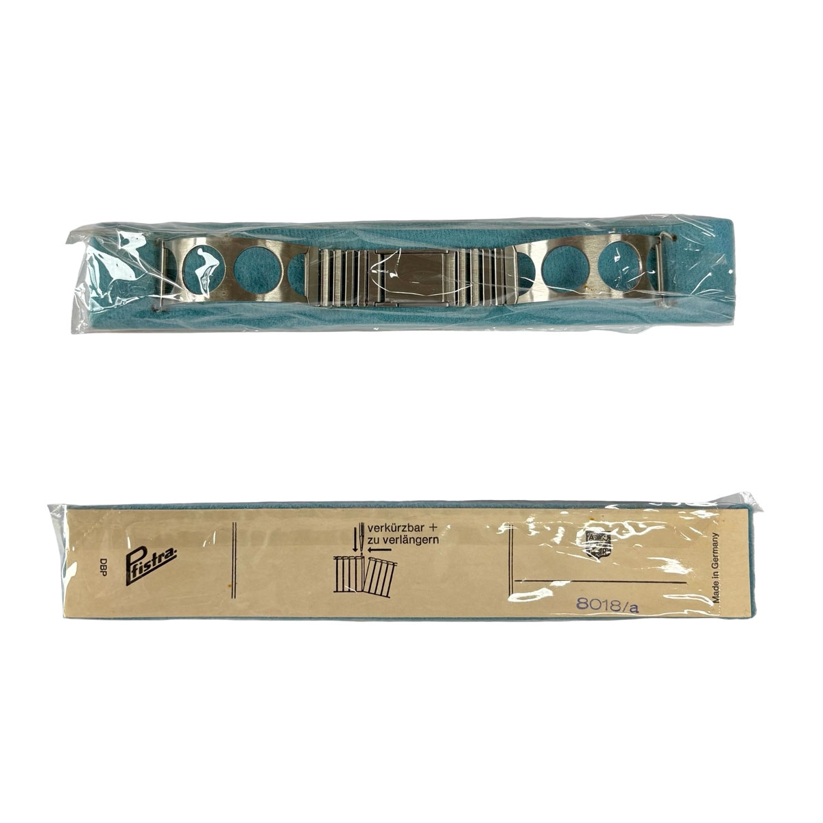 Pfistra Rally Stalen Horlogeband 8016-8018/A - Vintage NOS Jaren 1970 - 20/18/16mm