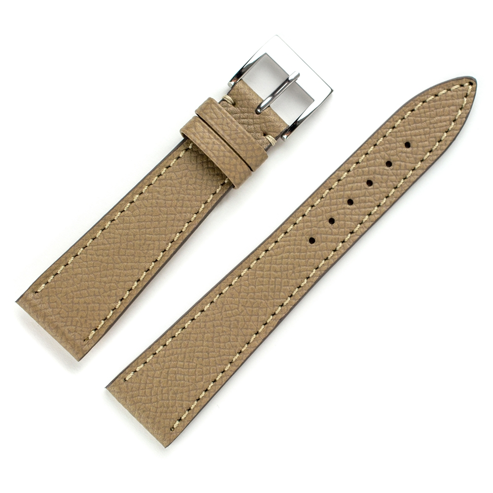LIC Epsom Kalfsleer Horlogeband Taupe