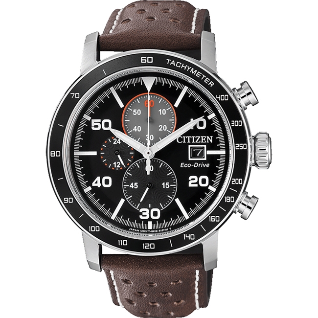  Citizen Eco-Drive Chronograph CA0641-24E Horlogeband 22mm