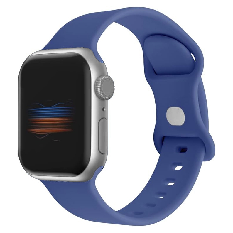 Apple Watch Horlogeband Silicone Rubber Lavendel