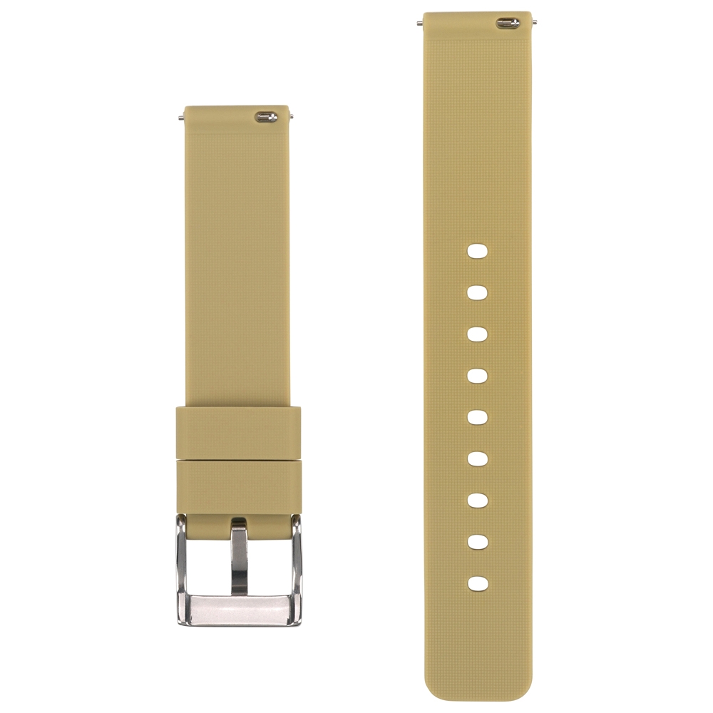 Silicone Rubberen Horlogebandje Beige