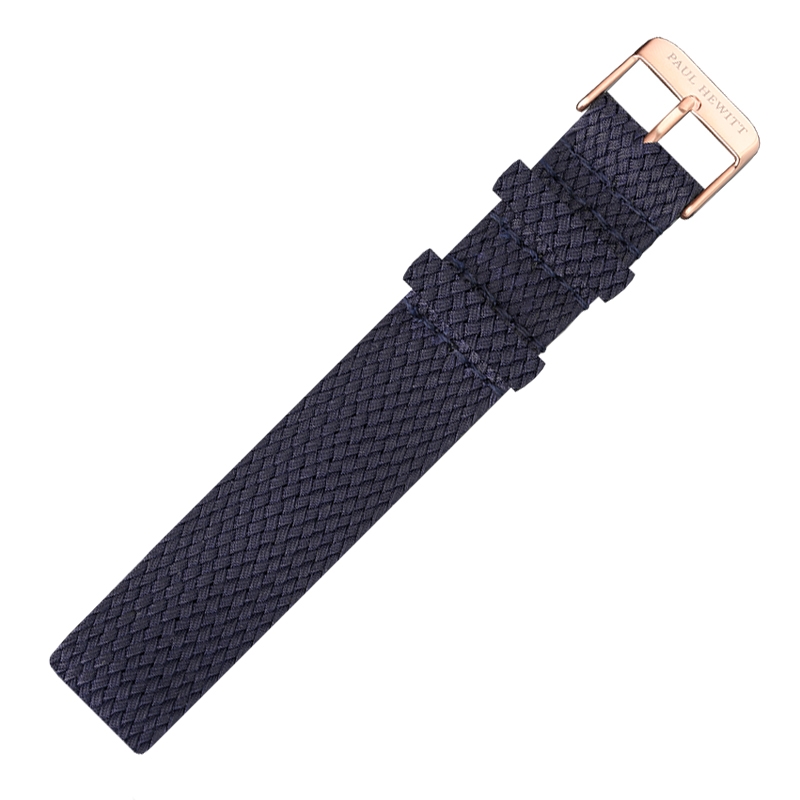Paul Hewitt Perlon Horlogeband Marineblauw 20mm