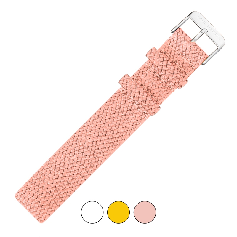 Paul Hewitt Perlon Horlogeband Roze 20mm