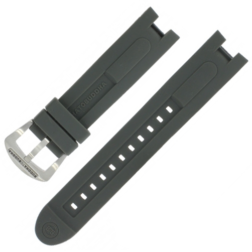 Buddha to Buddha Horlogeband voor Aquatic Explorer BTB.M.D… 46mm Horloges - Grijs Rubber 21mm