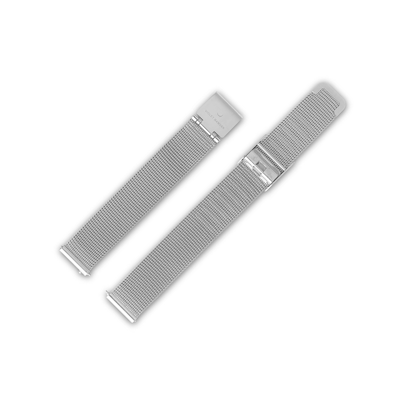 Mesh Milanese Horlogeband Geweven Staal - 12mm