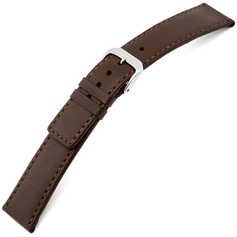 Rios Cashmere Horlogebandje Lamsleer Bruin