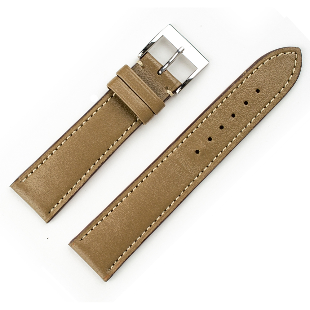 LIC Nappa Kalfsleer Horlogeband Taupe