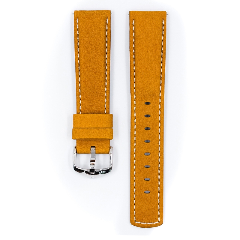 Hirsch Mariner Horlogeband 100m Waterdicht Goudbruin
